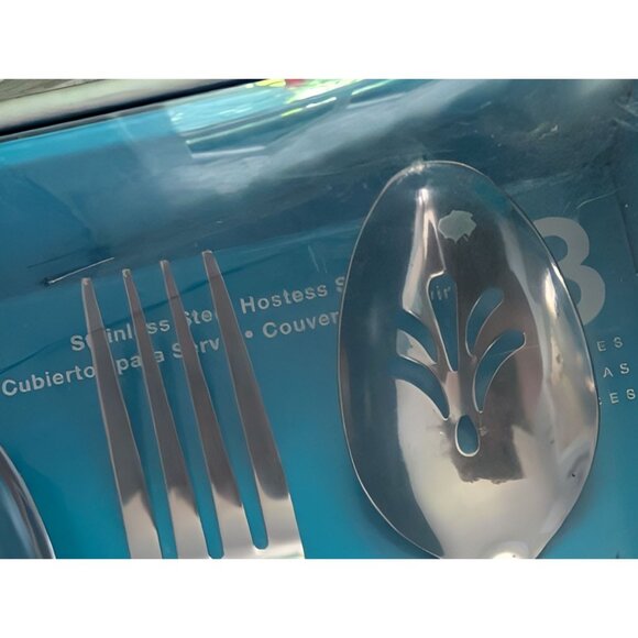 3-Piece Stainless Steel Hostess Set By Gibson Anneville Design - Picture 5 of 7